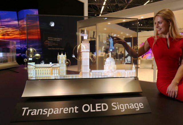 PANTALLA OLED TRANSPARENTE