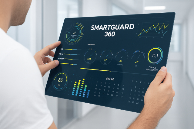 dashboard de SmartGuard 360 solución para el síndrome del edificio enfermo 